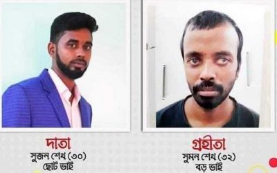 ছোট ভাইয়ের চোখে দৃষ্টি ফিরে পেলেন বড় ভাই