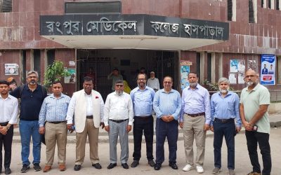 রংপুর মেডিকেল কলেজে “Training with eye recovery wet lab”
